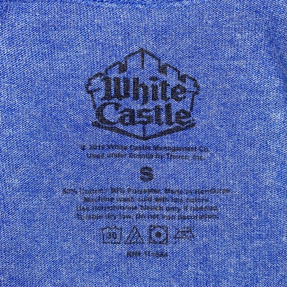 White Castle - short-sleeved blue graphic t-shirt - Picture 3 of 3